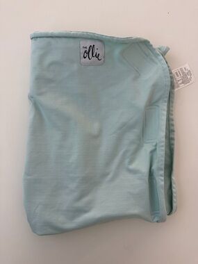 The Ollie Light Blue Kids Swaddle Blanket